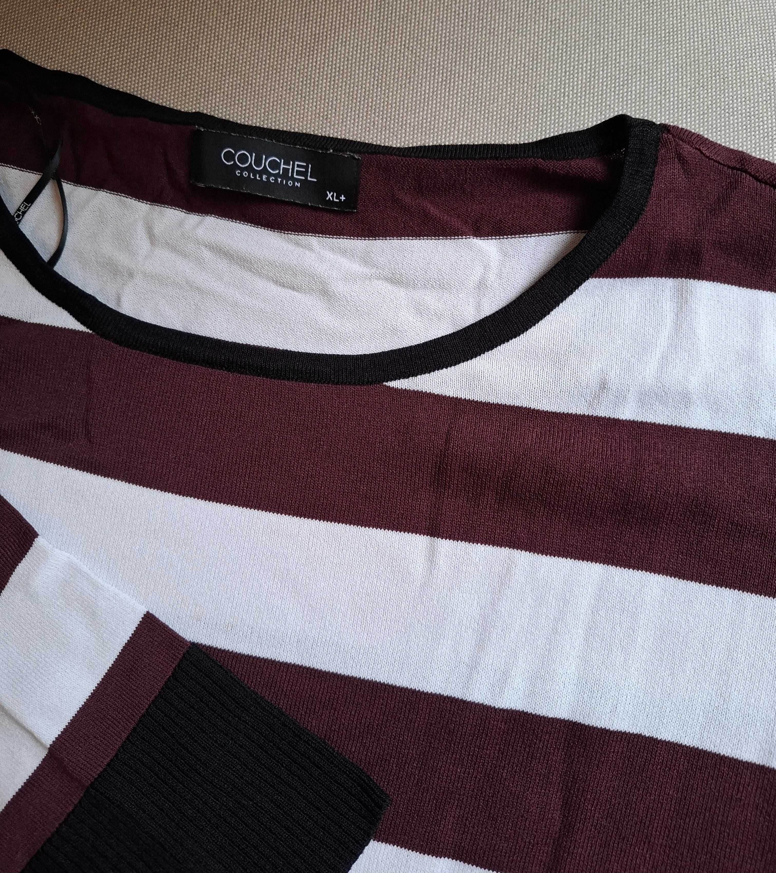 túnica de malha oversize como nova