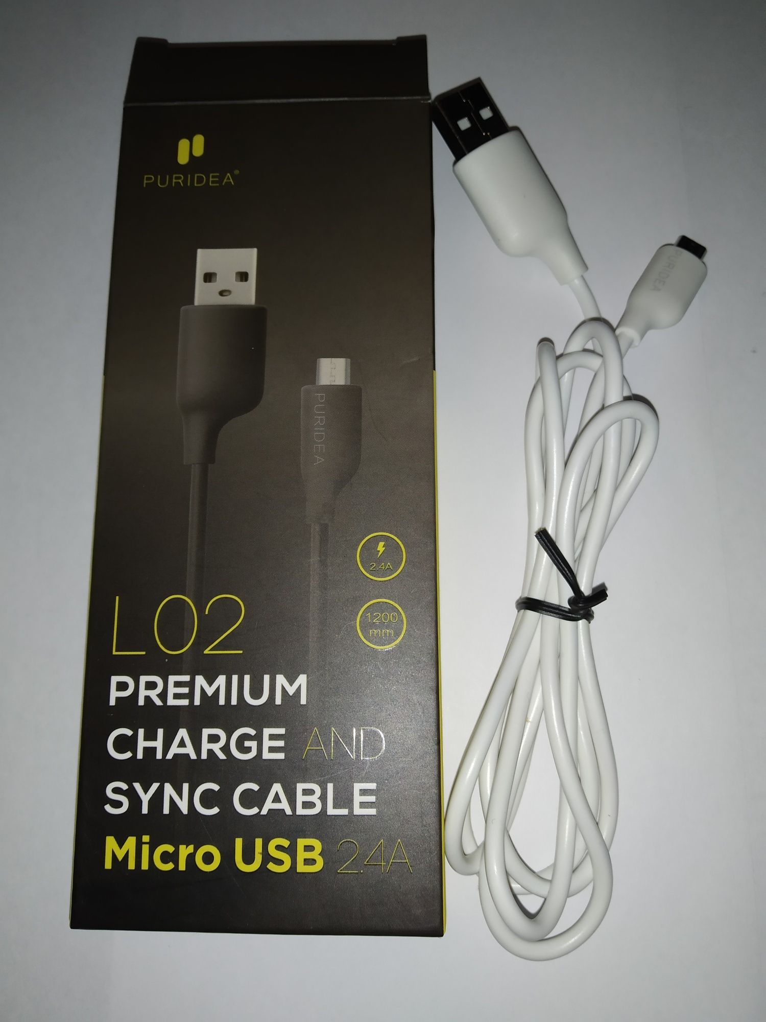 Кабель для зарядки micro usb 1 m 1,2 m.