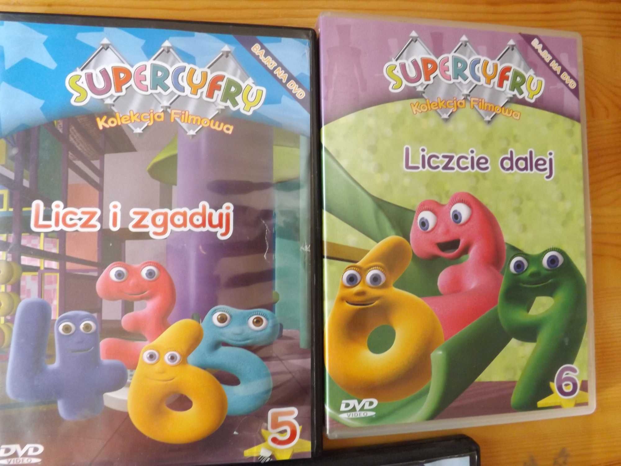 Supercyfry bajka edukacyjna na 7 dvd