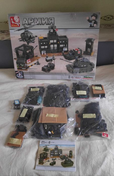 Конструктор Sluban M38-B7100 "Армія" 1086 деталей
