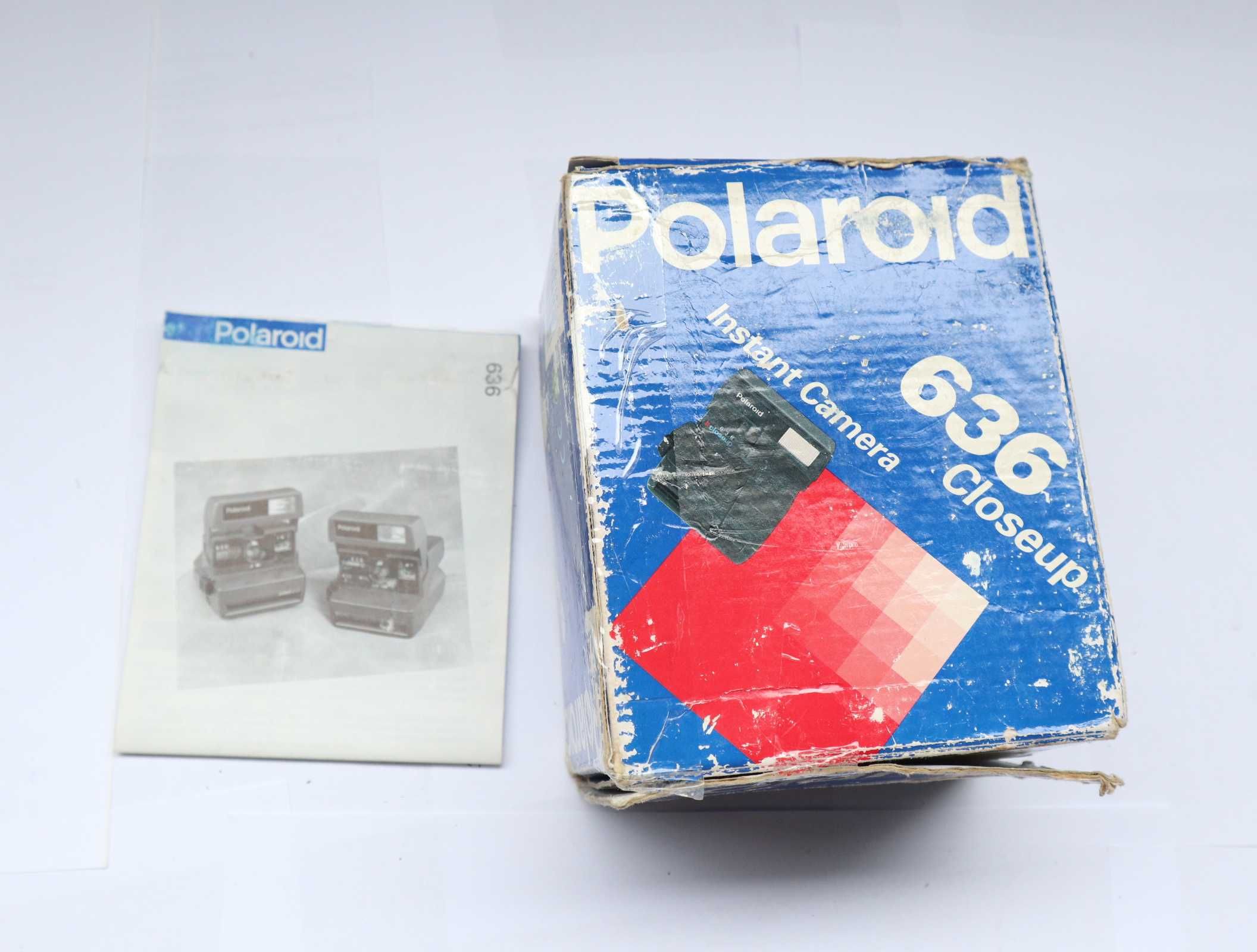 POLAROID 600 i POLAROID 636 - aparaty natychmiastowe RETRO PRL instax