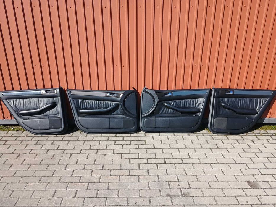 Tapicerka boczki drzwi skórzane SKÓRA KOMPLET Audi A6 C5 SEDAN