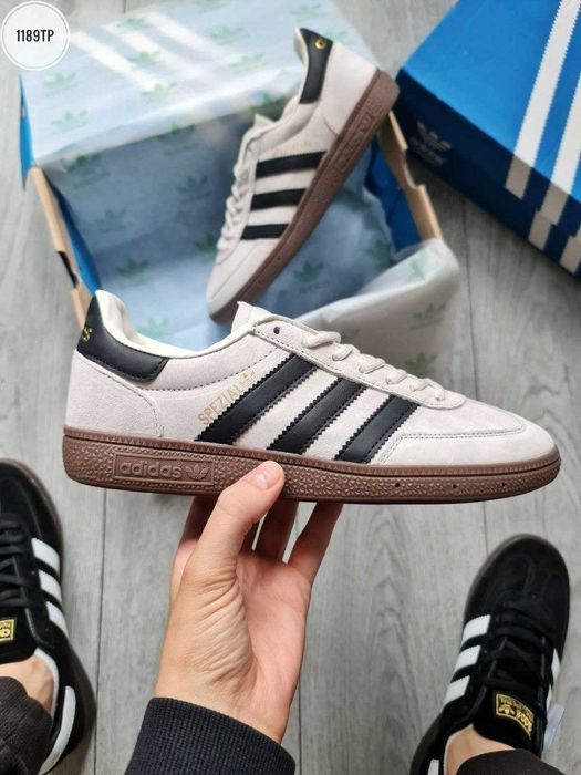 Мужские кроссовки Adidas Spezial HandBall Light Grey. 41-45