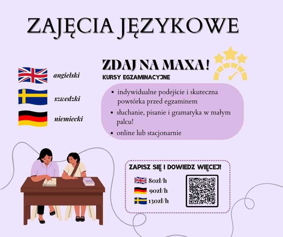Korepetycje - angielski, niemiecki, szwedzki - Chorzów i okolice