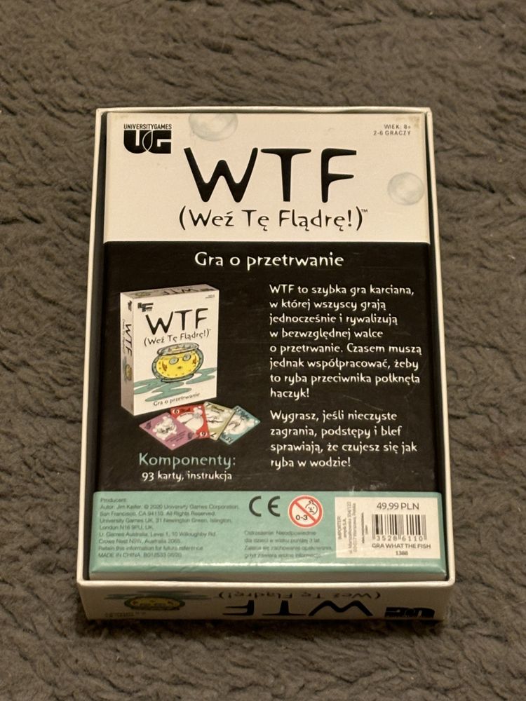 Gra planszowa wtf weź tą flądrę