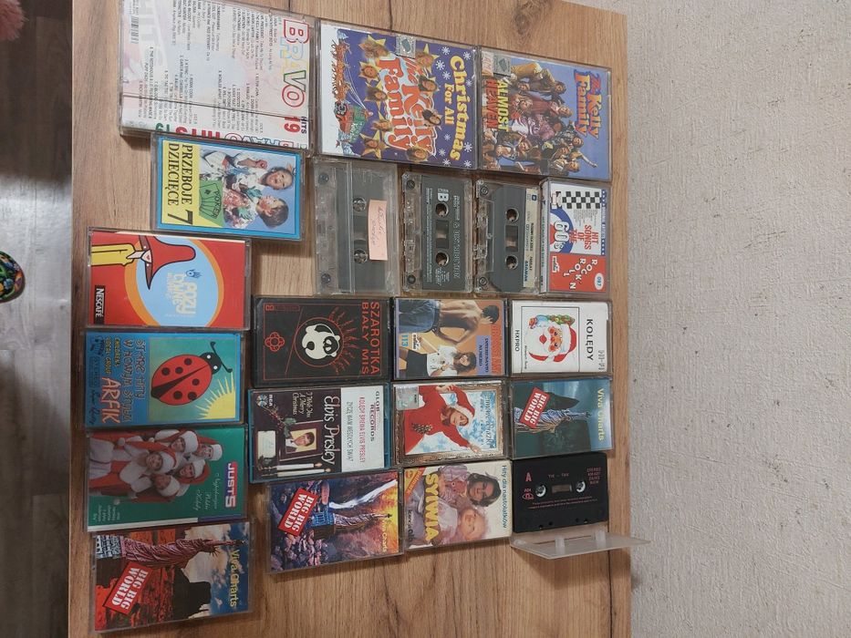 Zestaw kaset magnetofonowych