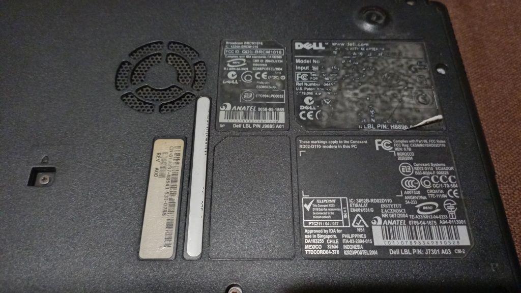 Ноутбук DELL inspiron 2200