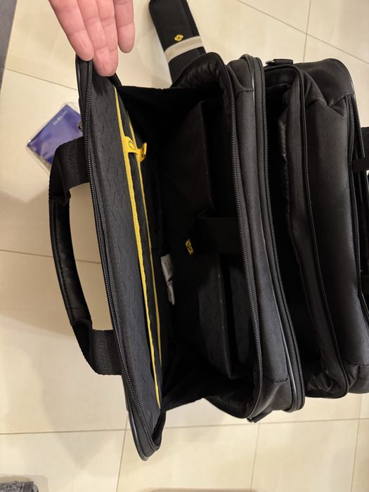 Torba na kółkach Samsonite, przegroda laptop telefon portfel