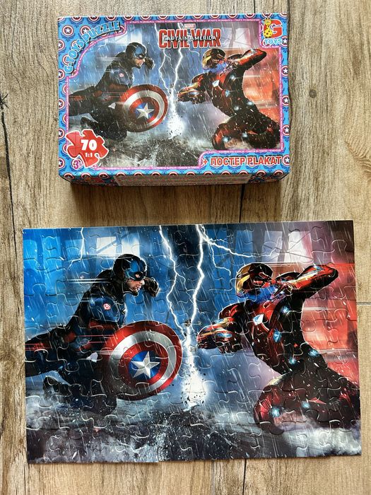 Пазли для найменьших дівчаток і хлопчиків 30, 70, 135 шт