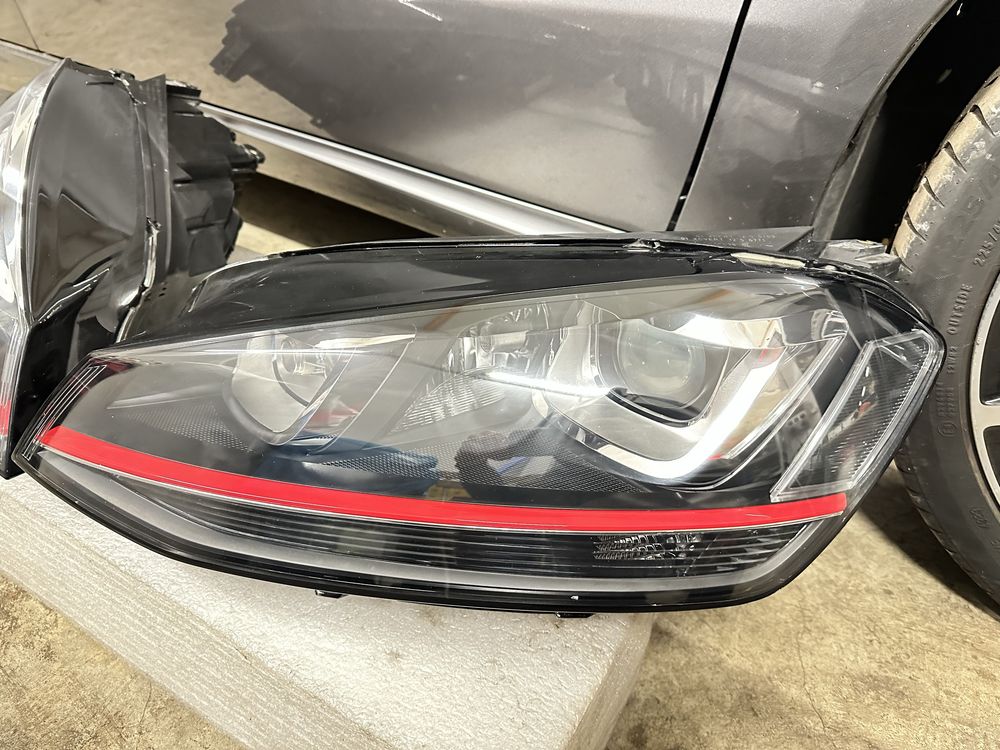 Передние фары Golf 7 GTI, Гольф 7 ГТИ