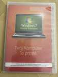 Windows 7 Home Premium 64-bit - naklejka lic na pudełku