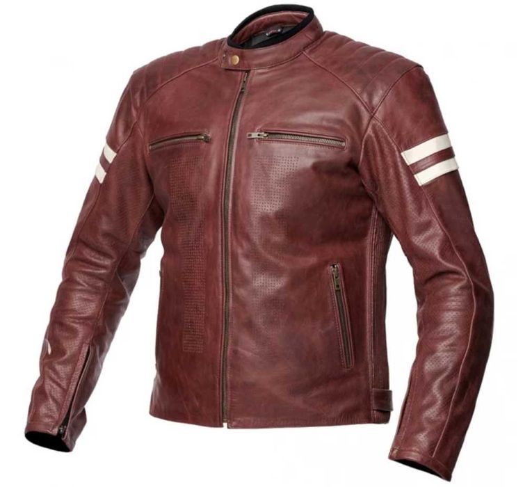 Мотокуртка шкіряна Spyke Milano 2.0 Brown Man 52