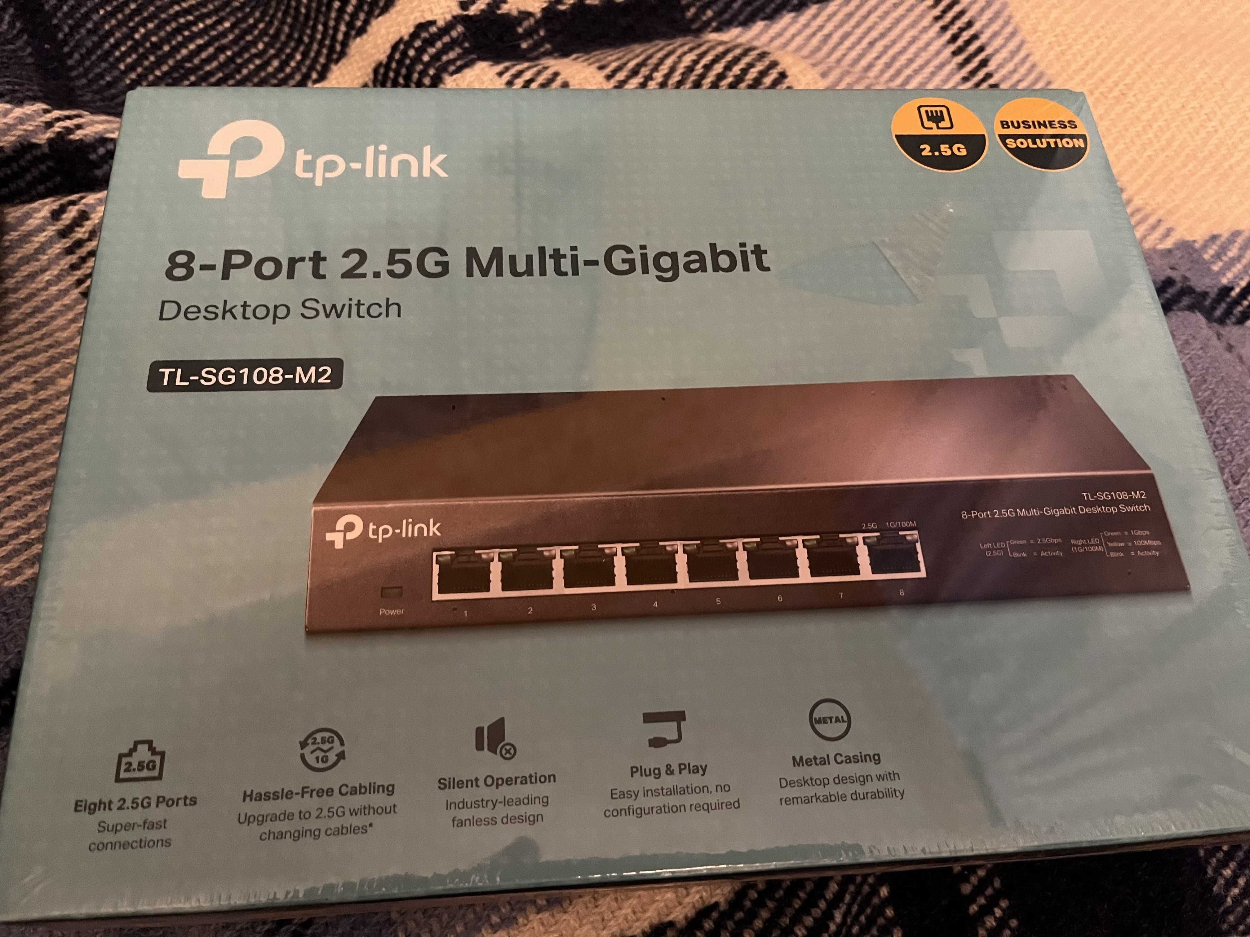 Коммутатор сетевой TP-Link TL-SG108-M2