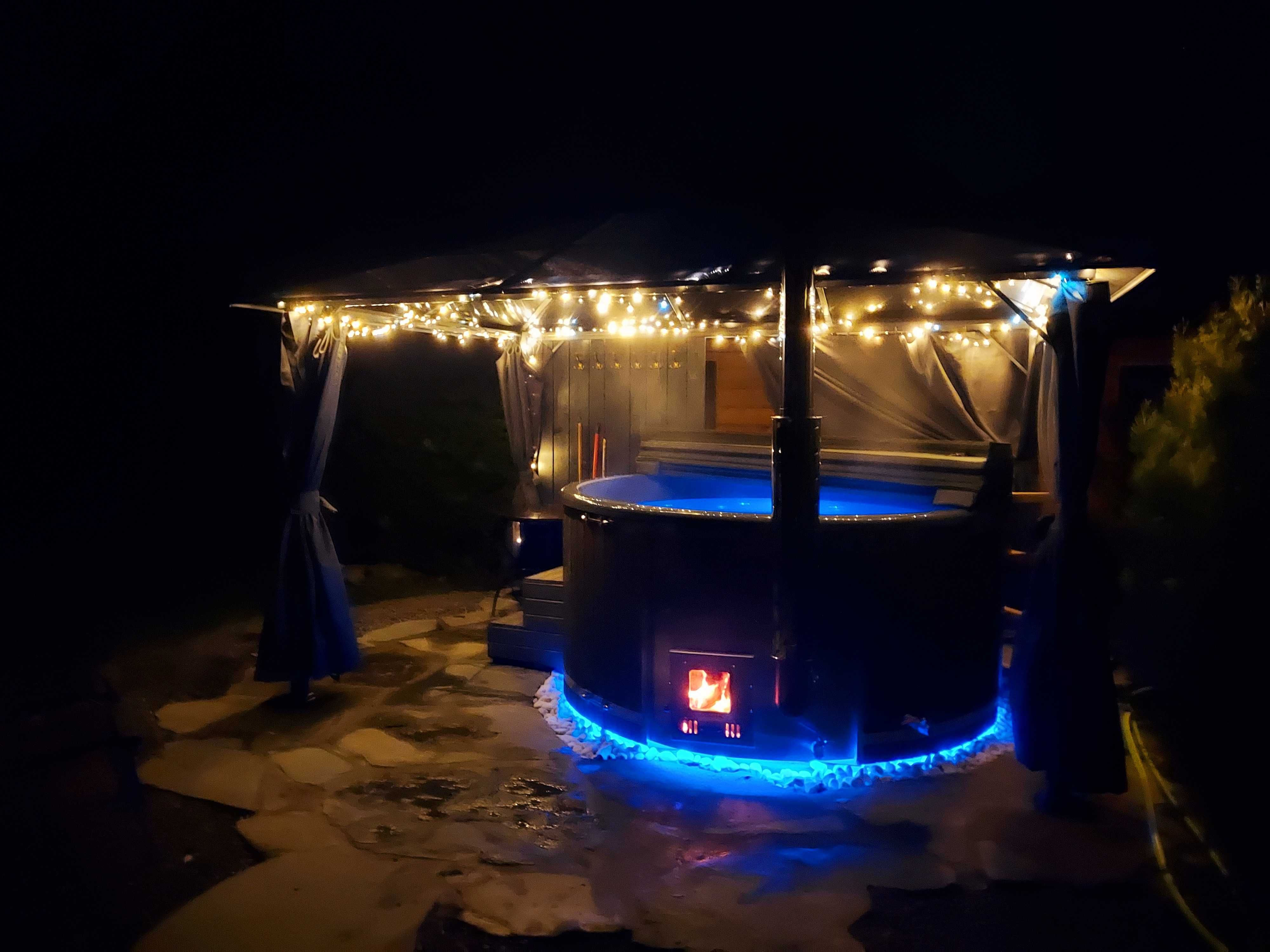 Domek ogrodzony nad rzeką wakacje kominek jacuzzi Beskidy Brenna,Wisła