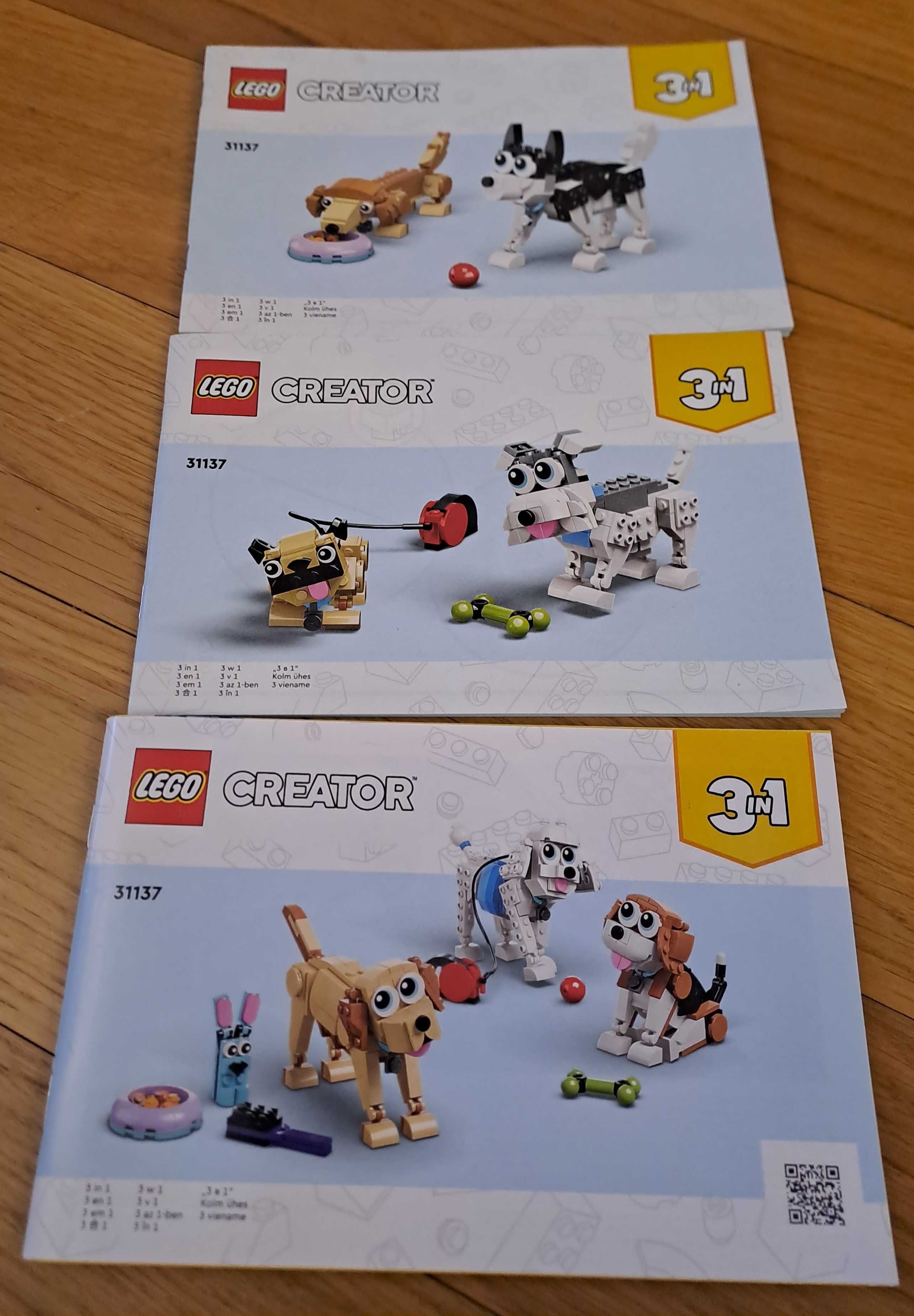 Instrukcja LEGO Creator 3 w 1 31137 Urocze psiaki