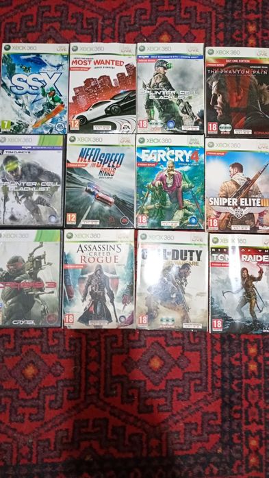 Продам диски до x box 360,та пс 2.