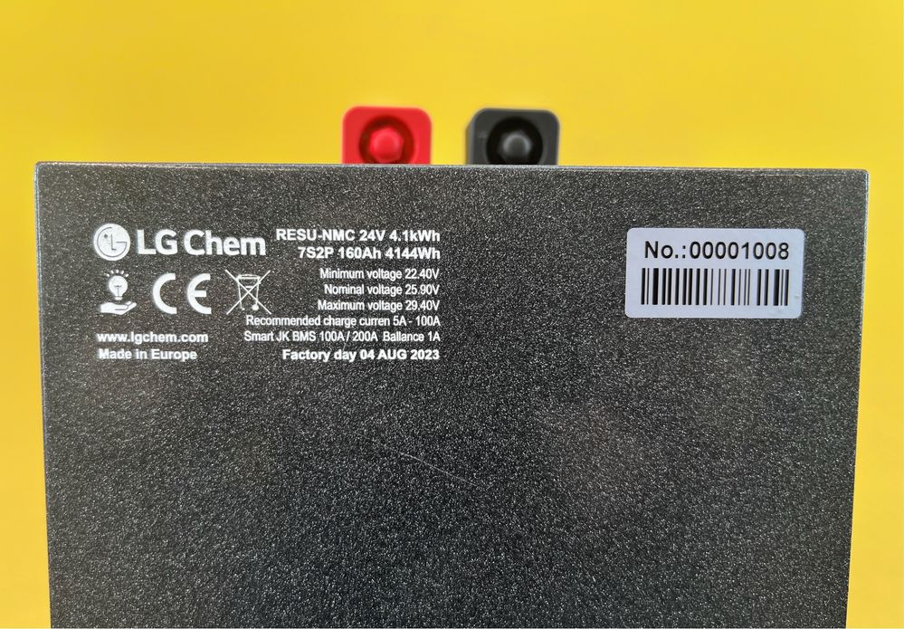 Аккумулятор LG Chem 7S2P 160Ah 4.14kWh BMS 100A для 24V инверторов