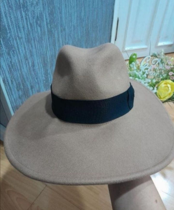 Фетровая шляпа шляпка женская жіночий капелюх