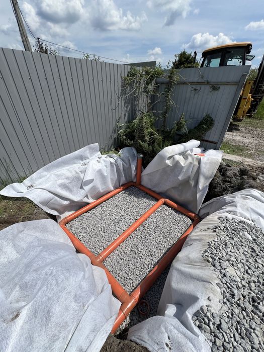 Септик під ключ,Каналізація Вигрібна яма копка траншей кільця бетонні