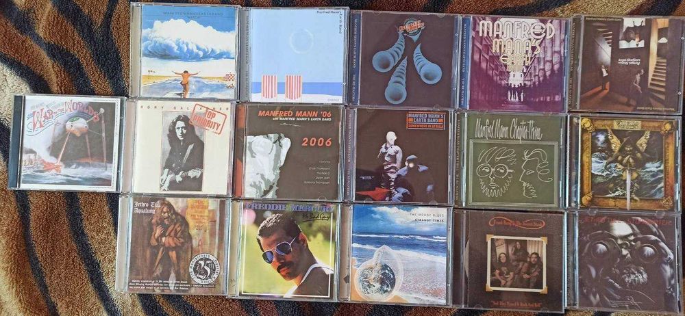 Продам CD диски  Manfred Mann’s Earth Band,Jethro Tull