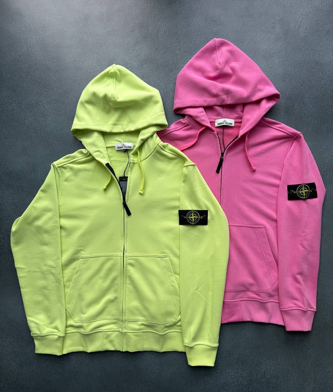 Зіп худі Stone Island бордове Кофта Стонік Зип худи Стон Айленд фіолет