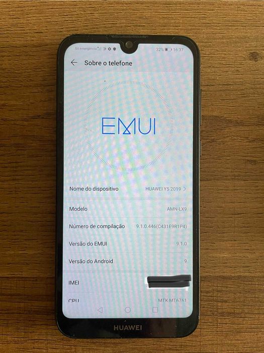 Huawei Y5 2019 com película
