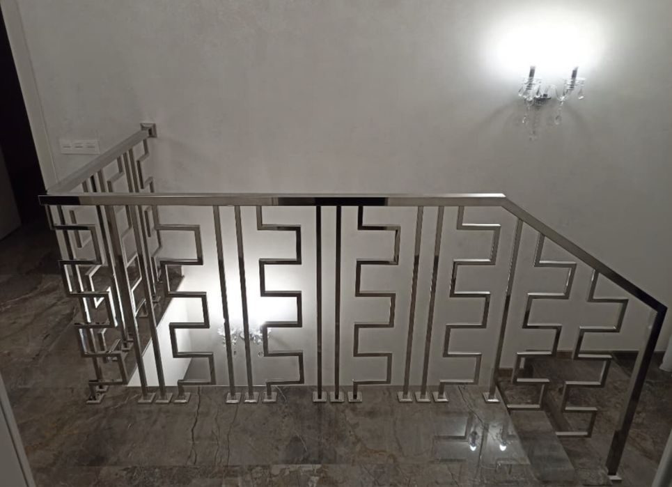 Перила из нержавейки, изделия из нержавейки, перила для лестницы