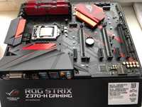 Материнская плата ROG STRIX Z370-H GAMING + i5 8600k +16gb ram