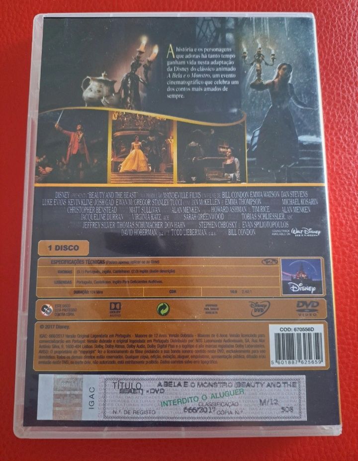DVD A Bela e o Monstro