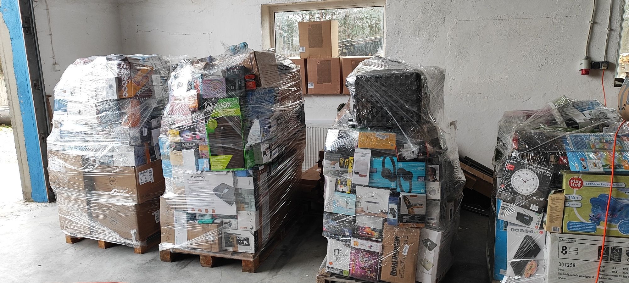 Palety Boxy mix Amazon i inne