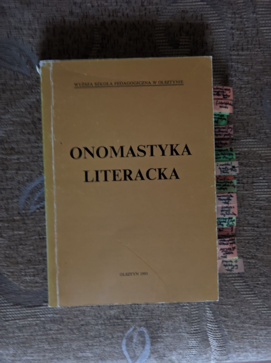 Onomastyka literacka + gratis