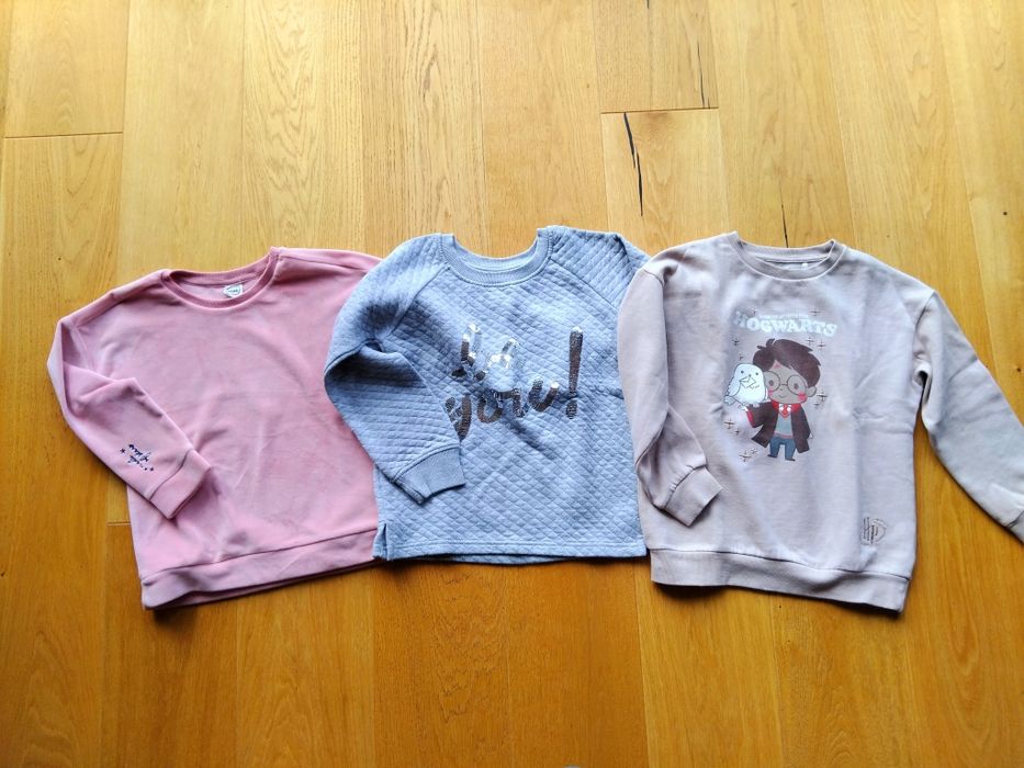 BLUZY 122 128 Cool Club H&M Okaidi 4F jesień ciepła bluza