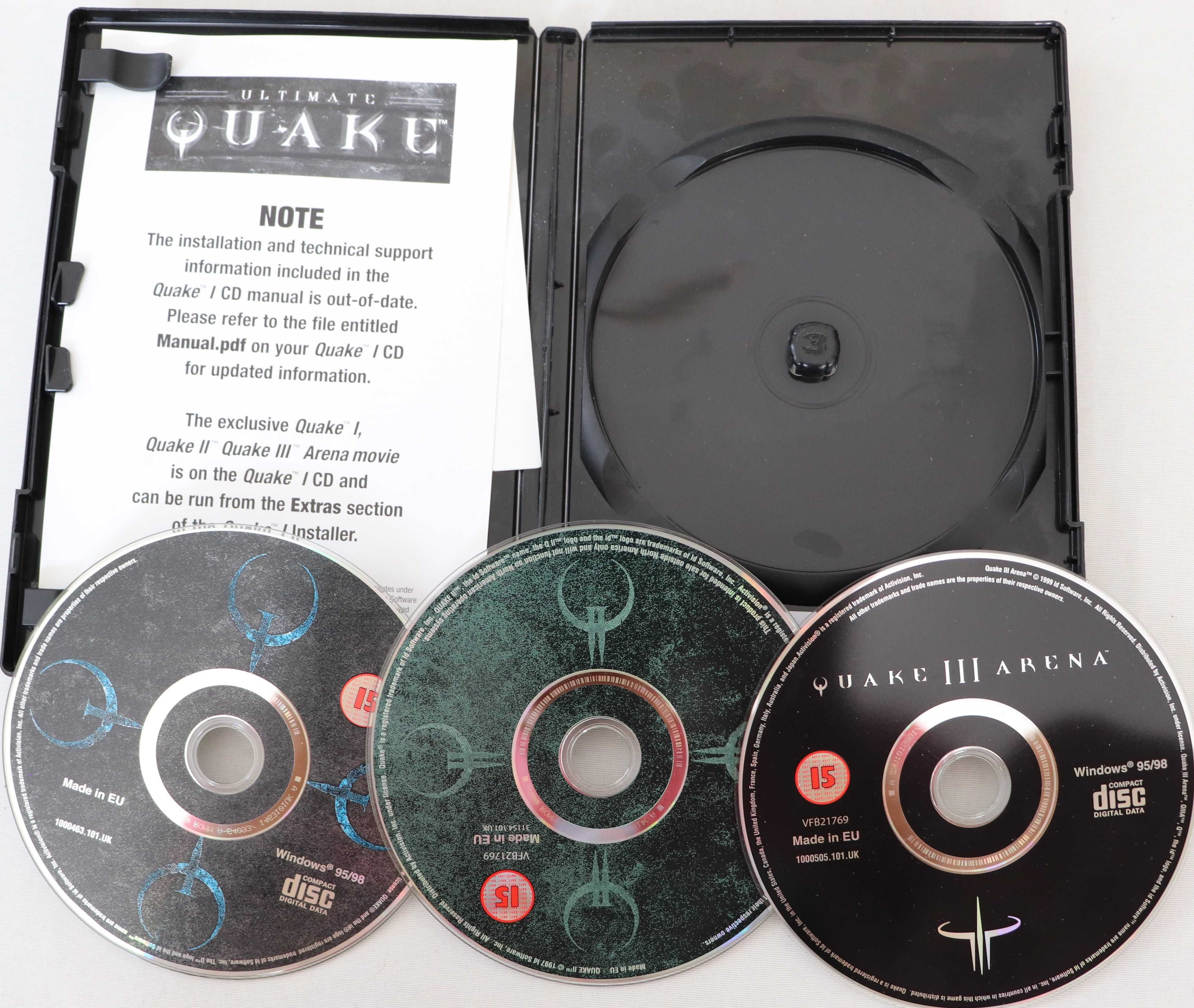Quake I, II, III, Ultimate Edition PC Wersja Kolekcjonerska Pudełkowa