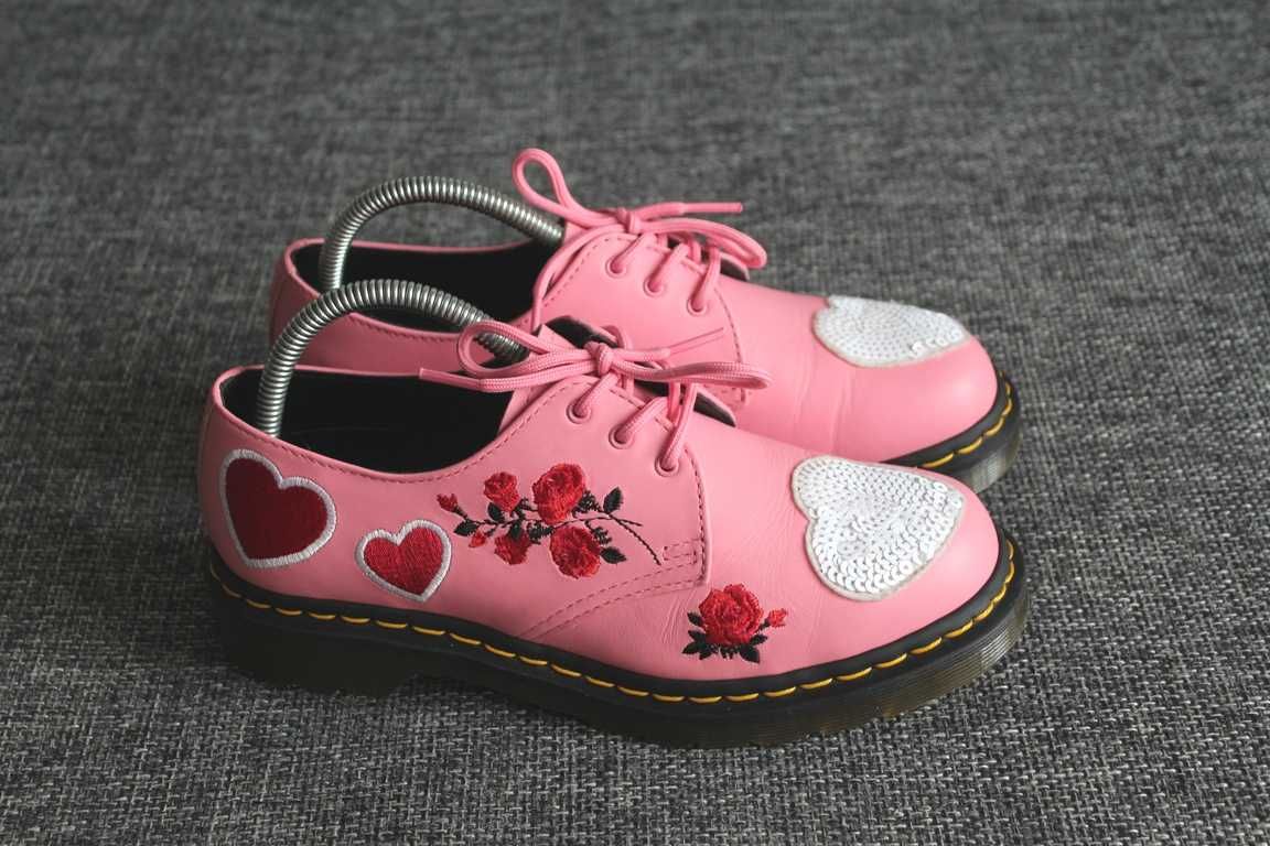 Туфлі Dr. Martens 1461 Sequin Hearts Оригінал UK6 39.5-40р