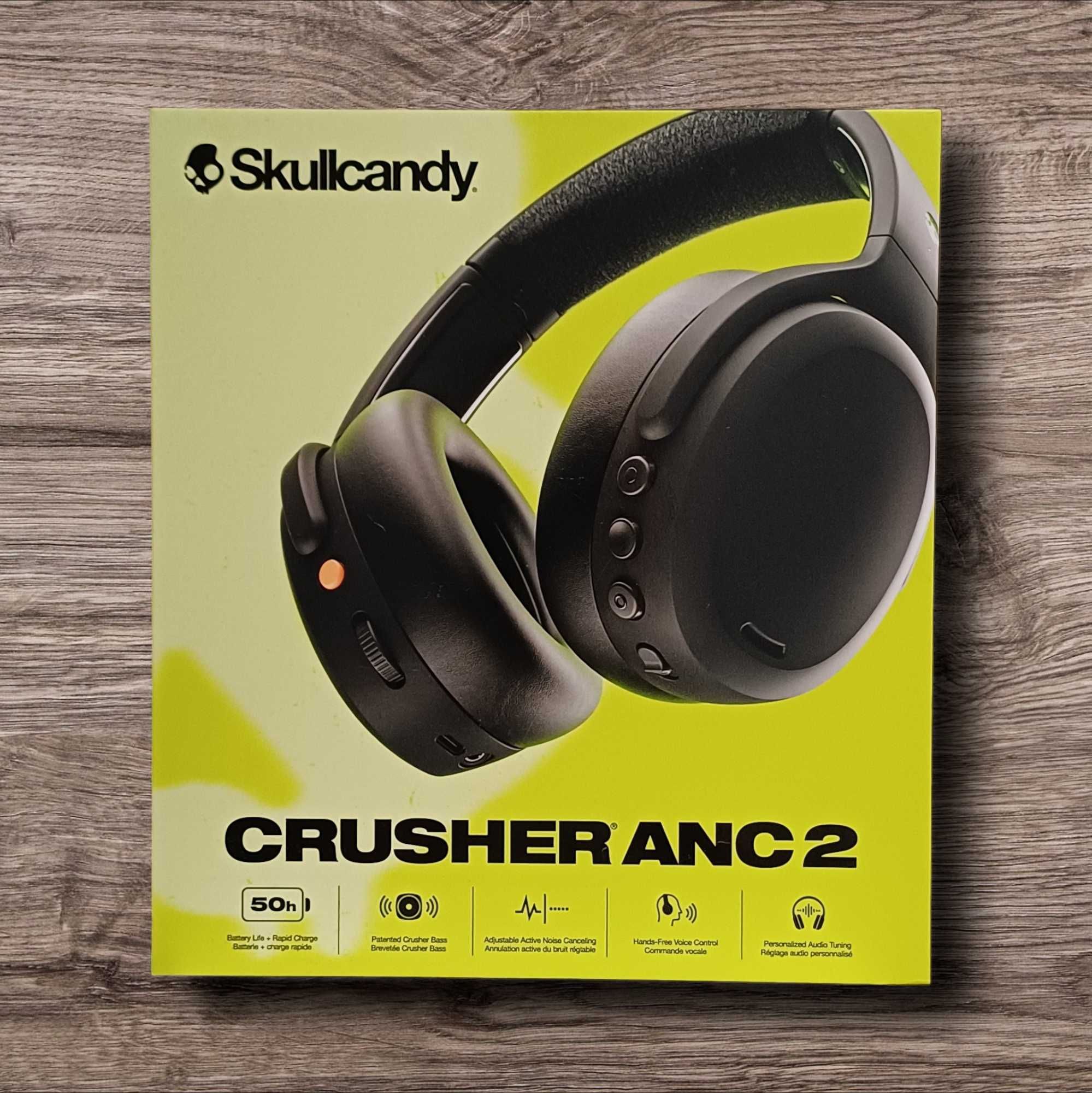 Słuchawki bezprzewodowe nauszne Skullcandy Crusher ANC 2
