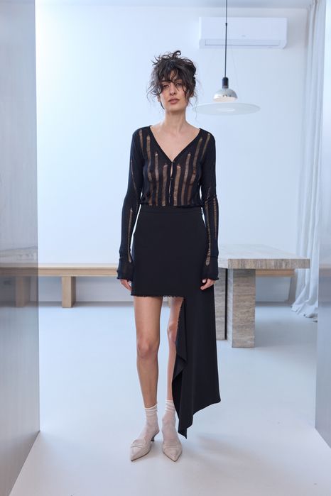 Чорна спідниця Bazhane