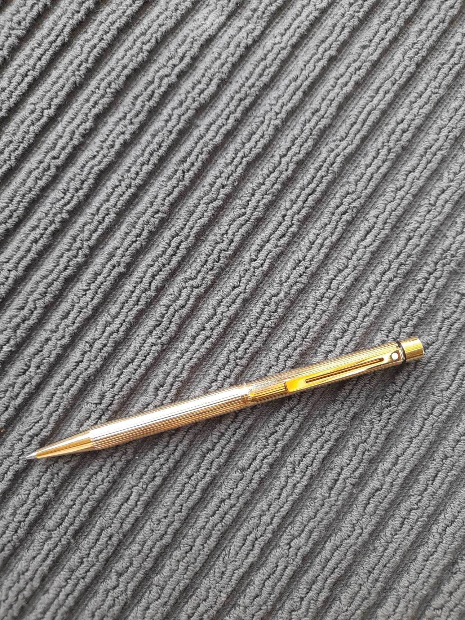 Caneta esferográfica Parker vintage ouro 23K galvanizado