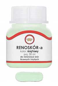 RENOSKÓR FARBA LAKIER do Skóry Miętowy 30ml