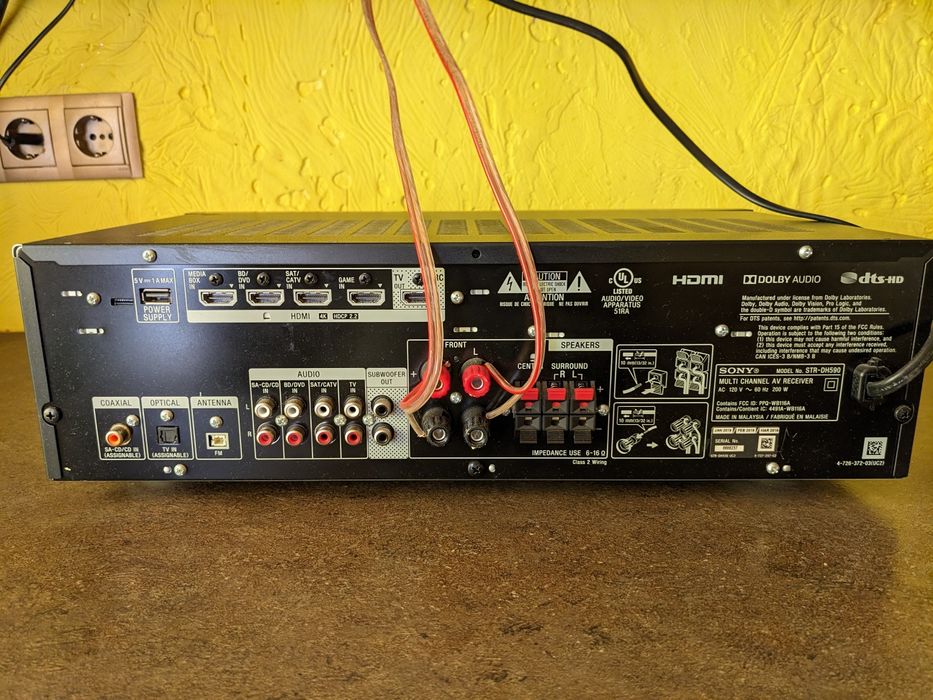 Sony STR-DH590 Ресивер підсилювач Hi-Res Bluetooth

Sony STR-DH590 Ре