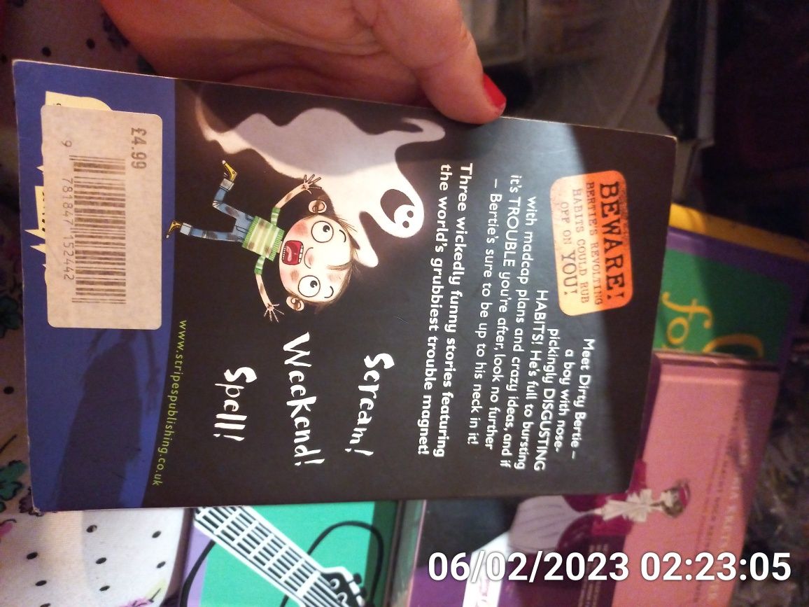Детская книга на английском dirty bertie scream Alan MacDonald