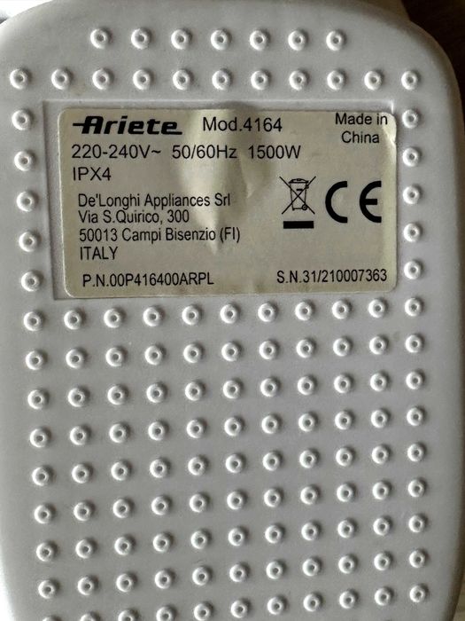 Mop parowy ARIETE 4164 Multi Steam System Parownica do podłóg