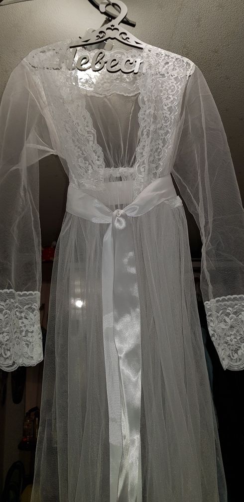 Будуарное платье,свадебный пеньюар для фотосессии