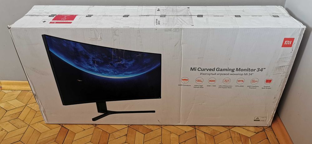 Monitor XIAOMI Mi Curved Gaming 34" 3440x1440px Czytaj opis