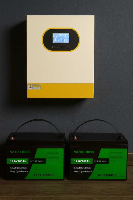 3,5 кВт Комплект: Инвертор Anenji + аккумулятор 24В 100Аh WI-FI