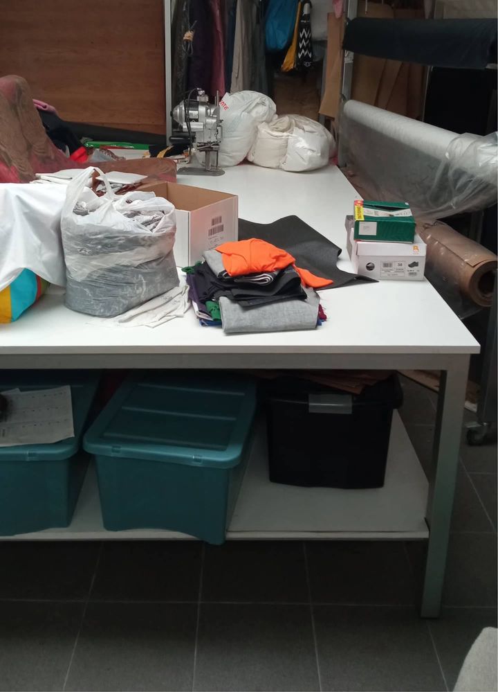 Mesa de corte para confeção