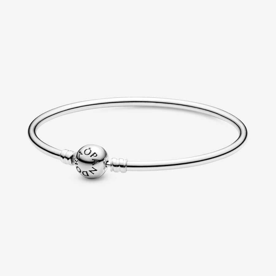 Klasyczna Bransoletka Srebrna Sztywna 19 cm do Pandora Charms APART