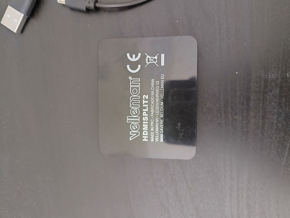 comutador velleman hdmi (splitter) 1x2 Portas - Suporta 4K