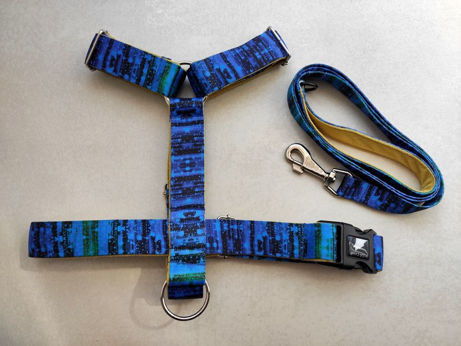 Nowy komplet dla psa Wild Craft szelki guard z podszyciem + smycz L/XL