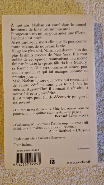 Livro "Sauve-Moi", de Guillaume Musso
