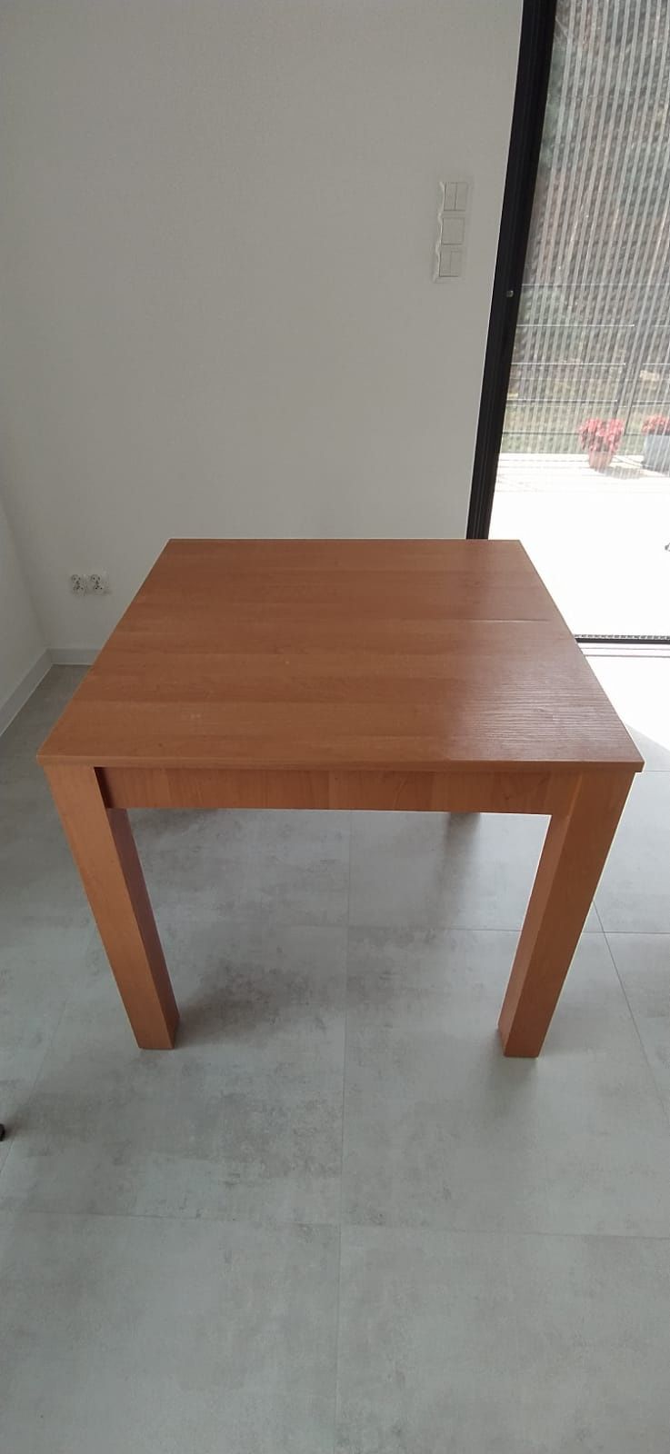 Stół rozkładany 80x80 do 230 cm (3 x wkładka 50 cm)